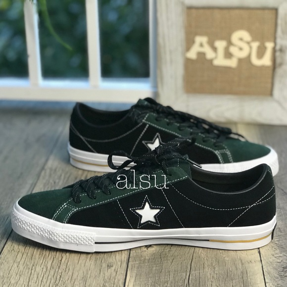 Converse Star Pro Suede OX Deep Emerald   Black M - Picture 2 of 6